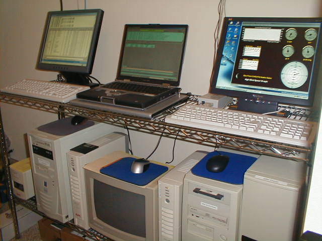 K6LLK Computer Room - Click to see the K6LLK Worldwide DX Cluster